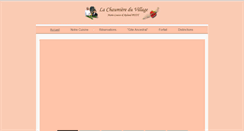 Desktop Screenshot of lachaumiereduvillage.com